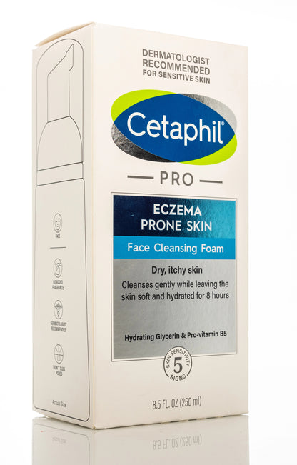 Cetaphil PRO Eczema Prone Skin Face Cleansing Foam 250 Ml