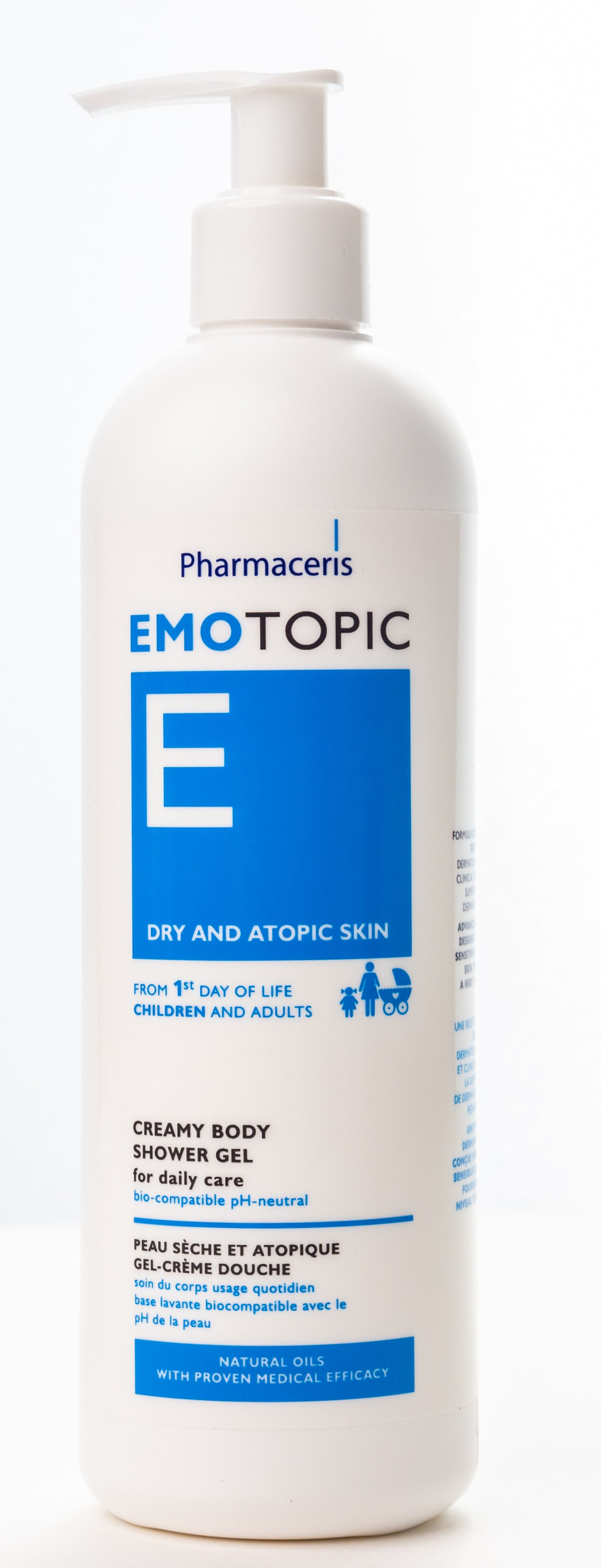 Pharmaceris E Emotopic Creamy Body Shower Gel for Dry and Atopic Skin 400 Ml