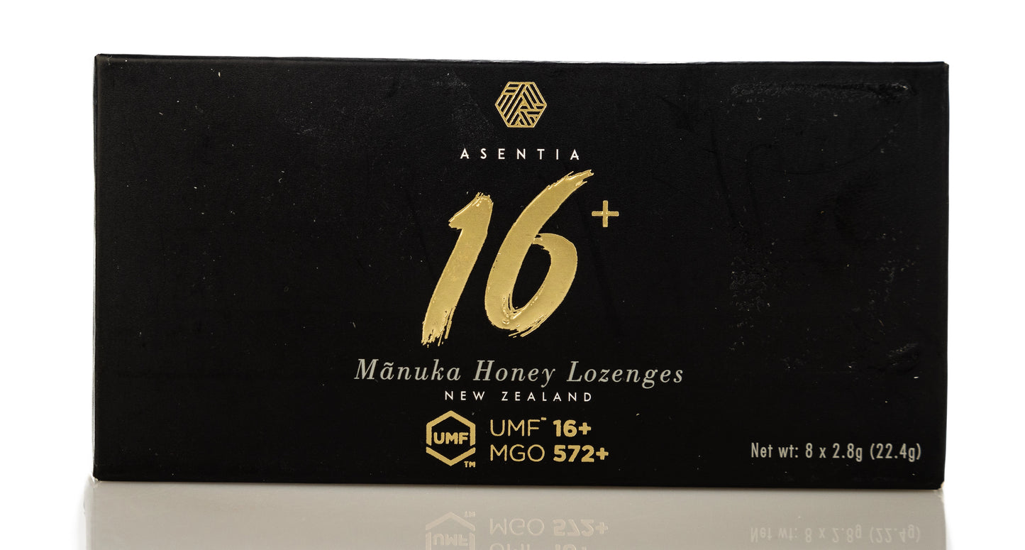 Asentia Manuka 16+ UMF Lozenges 8 Pieces