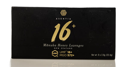 Asentia Manuka 16+ UMF Lozenges 8 Pieces