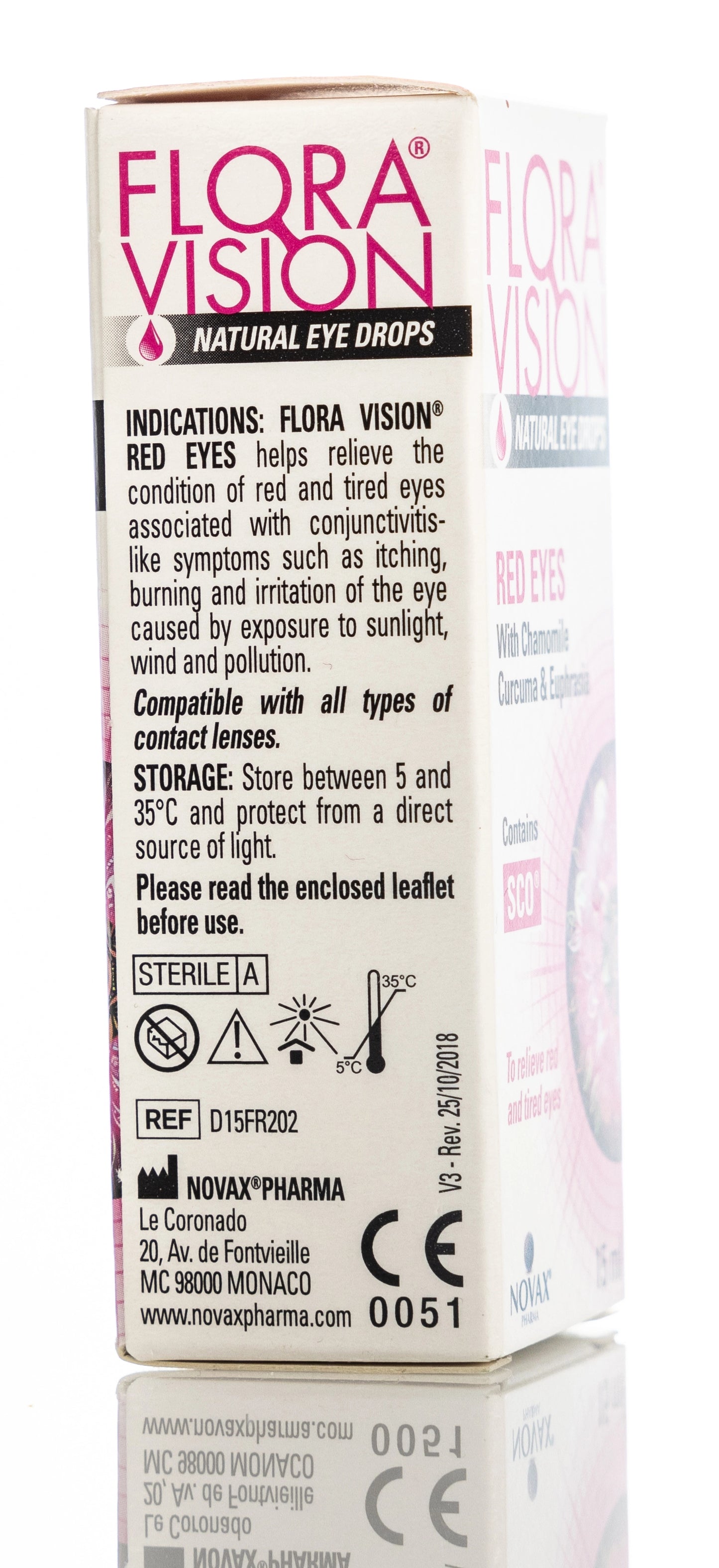 Flora Vision Red Eyes Drops 15Ml