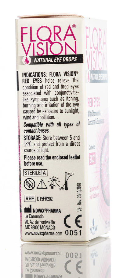Flora Vision Red Eyes Drops 15Ml