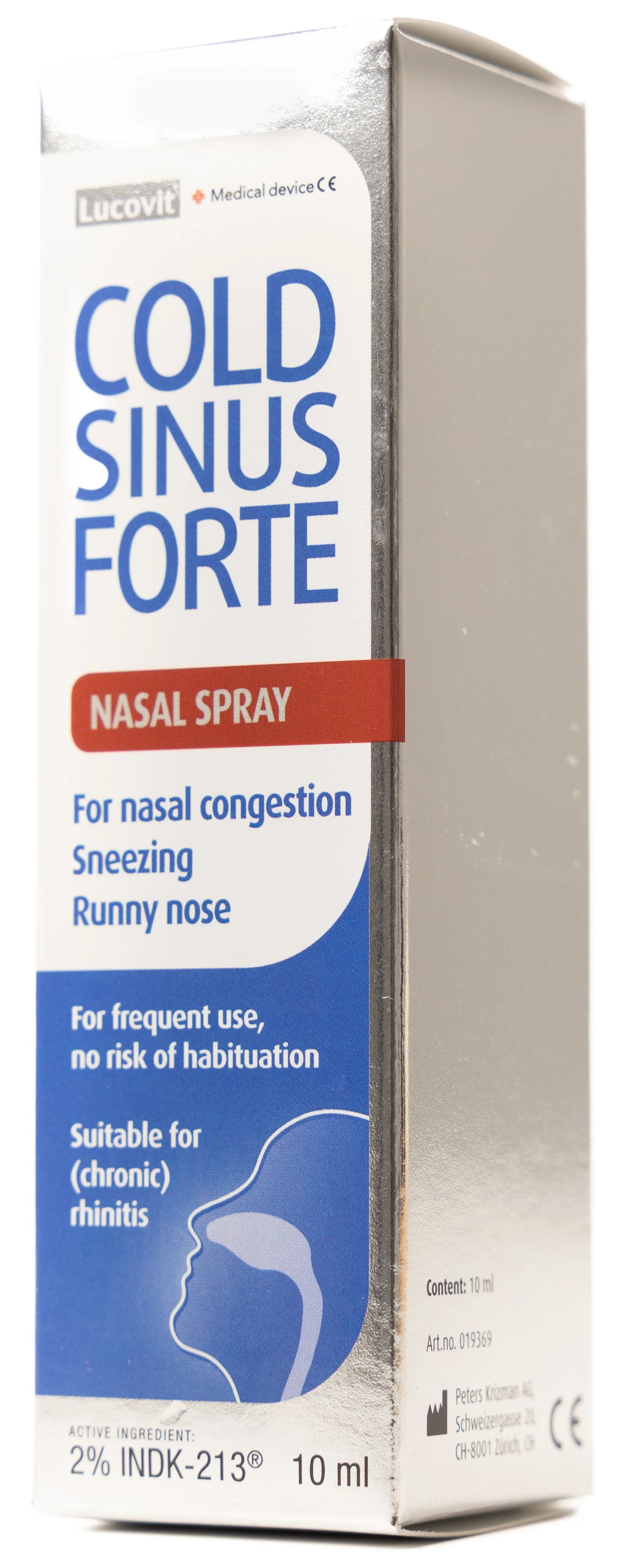 Lucovit Cold Sinus Forte Nasal  Spray 10Ml