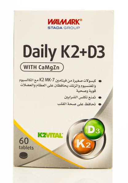 Daily K2+D3 With CamgZn 60 Tablet