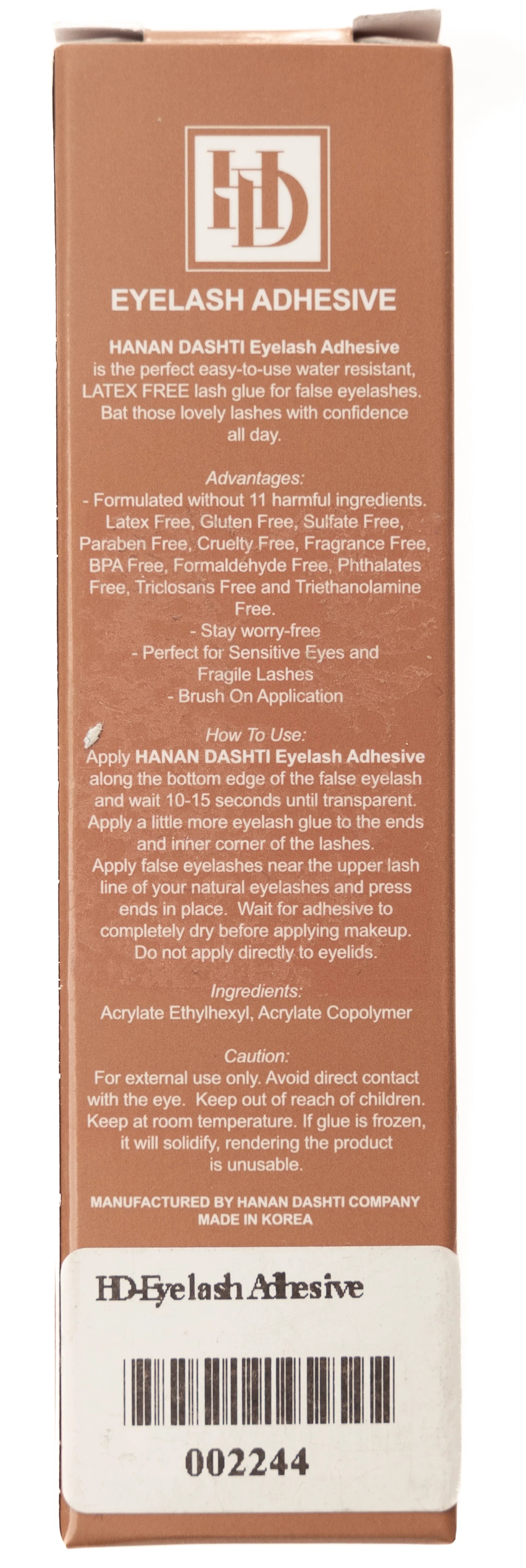 Hanan Dashti Eye Lashes Adhesive Clear