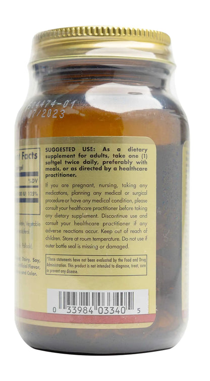 Solgar Vitamin D3 1000 IU 100 Softgels