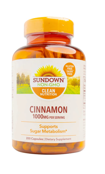 Sundown Cinnamon 1000 mg 200 Capsules