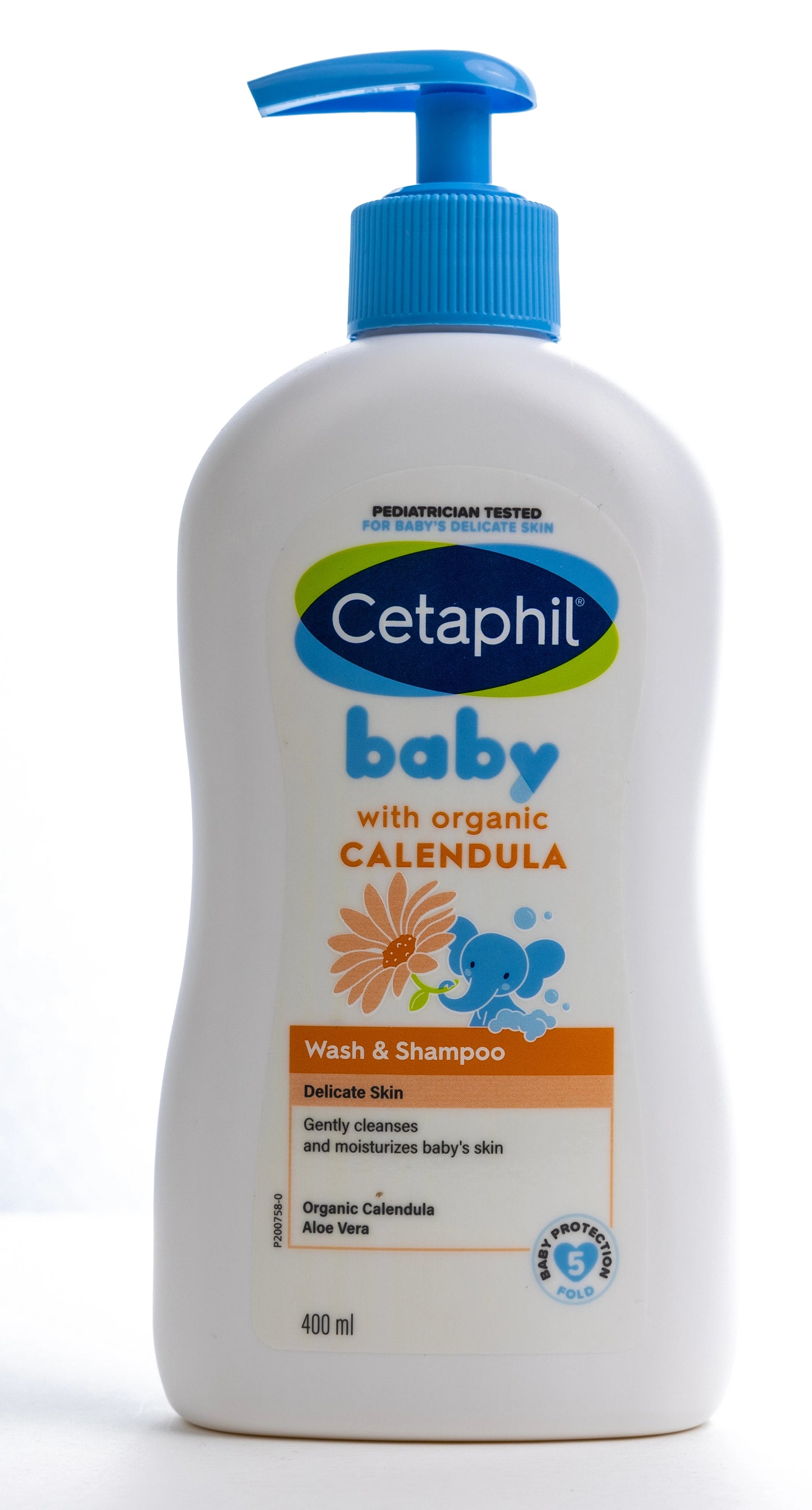 Cetaphil Baby Wash & Shampoo with Organic Calendula 400 Ml