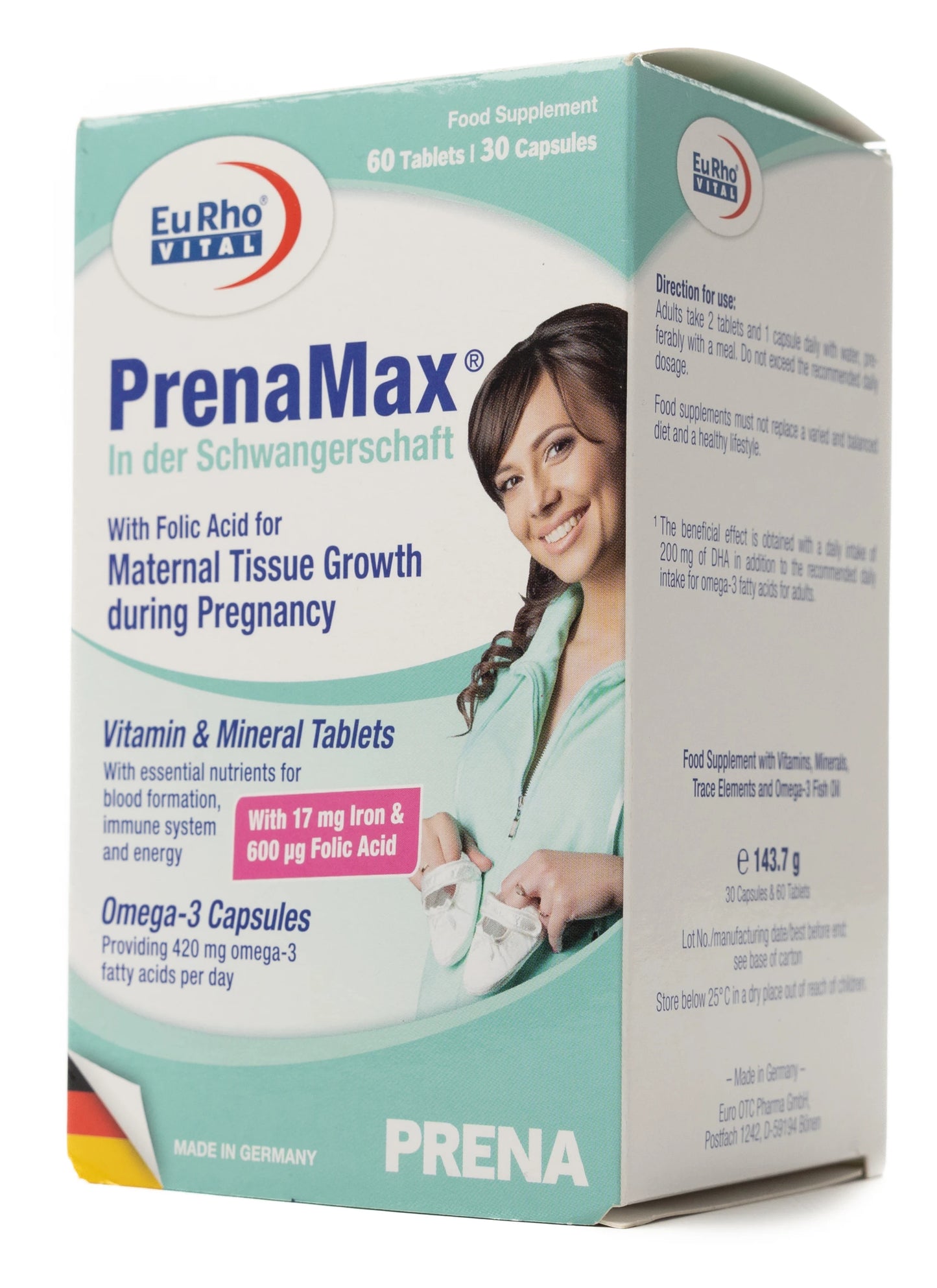 Eurho Vital PrenaMax 60 Tablet + 30 Capsule