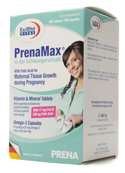 Eurho Vital PrenaMax 60 Tablet + 30 Capsule