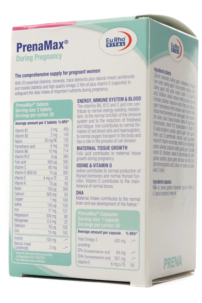 Eurho Vital PrenaMax 60 Tablet + 30 Capsule