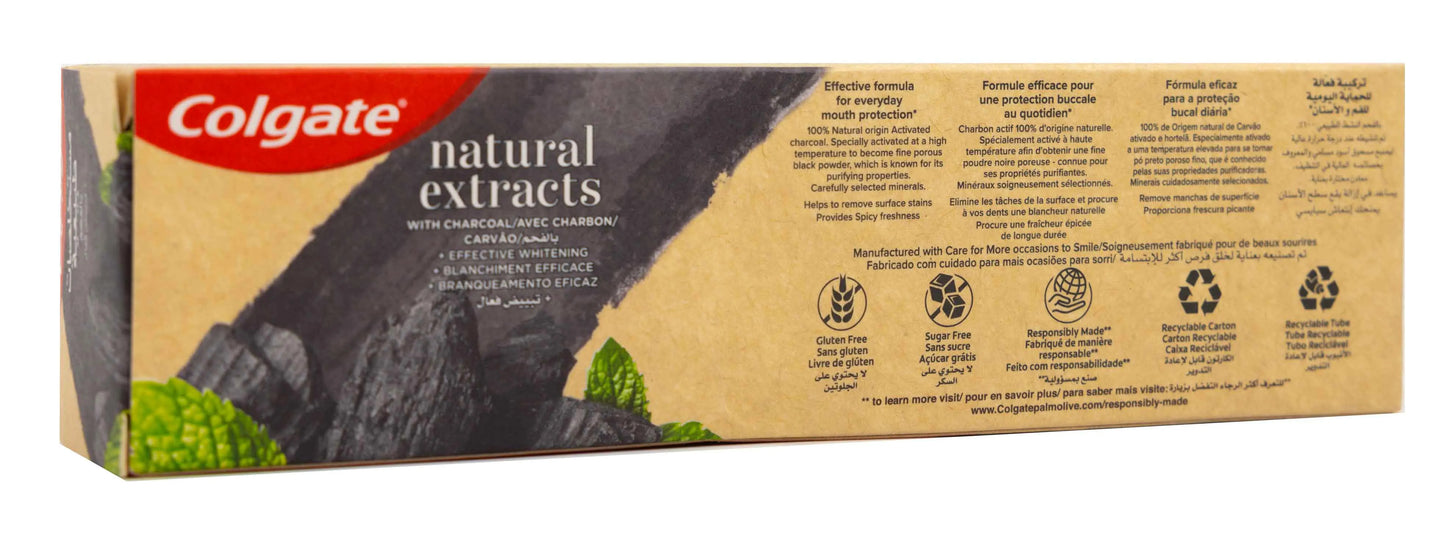 Colgate Natural Extracts with Charcoal Toothpaste 75ml