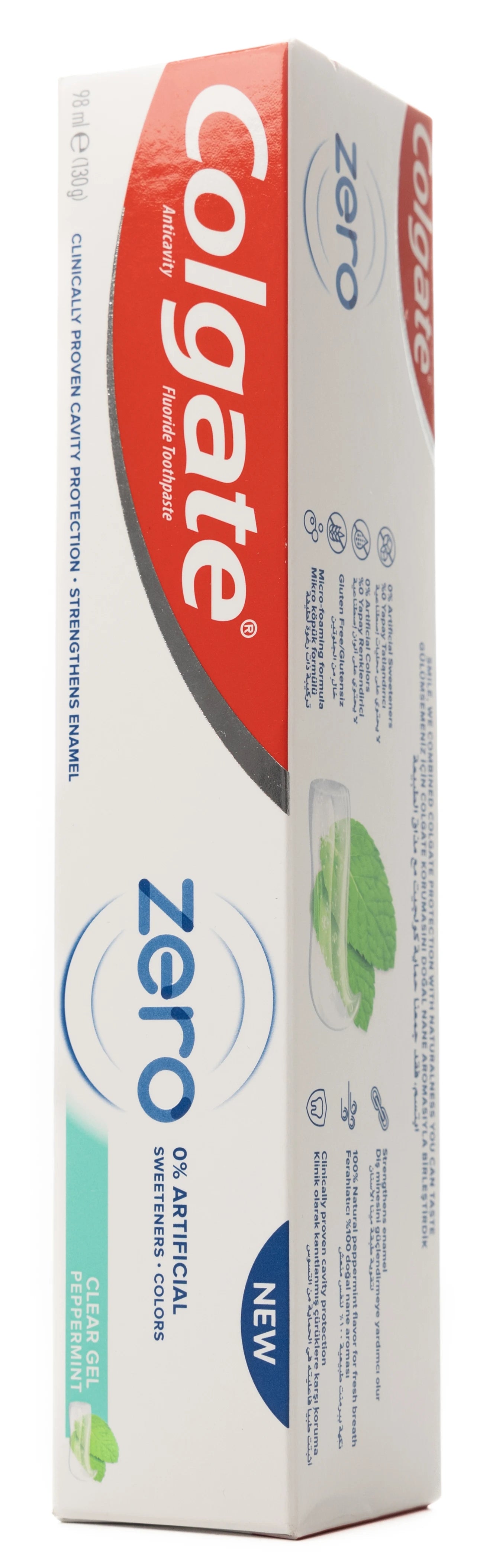 Colgate Zero Peppermint Clear Gel 98 Ml