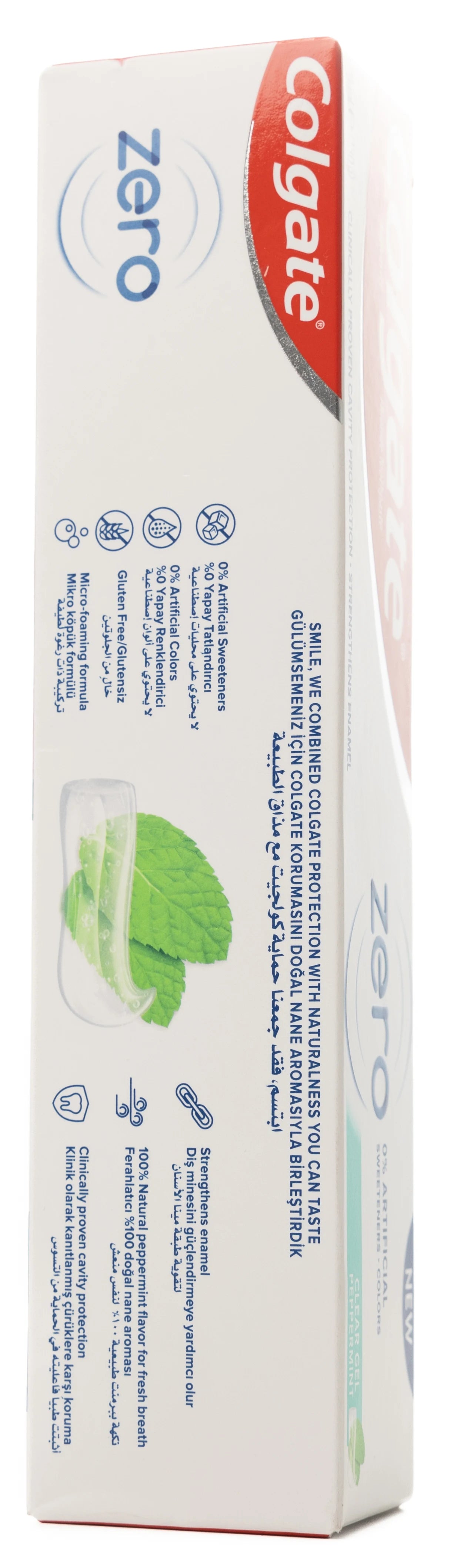 Colgate Zero Peppermint Clear Gel 98 Ml