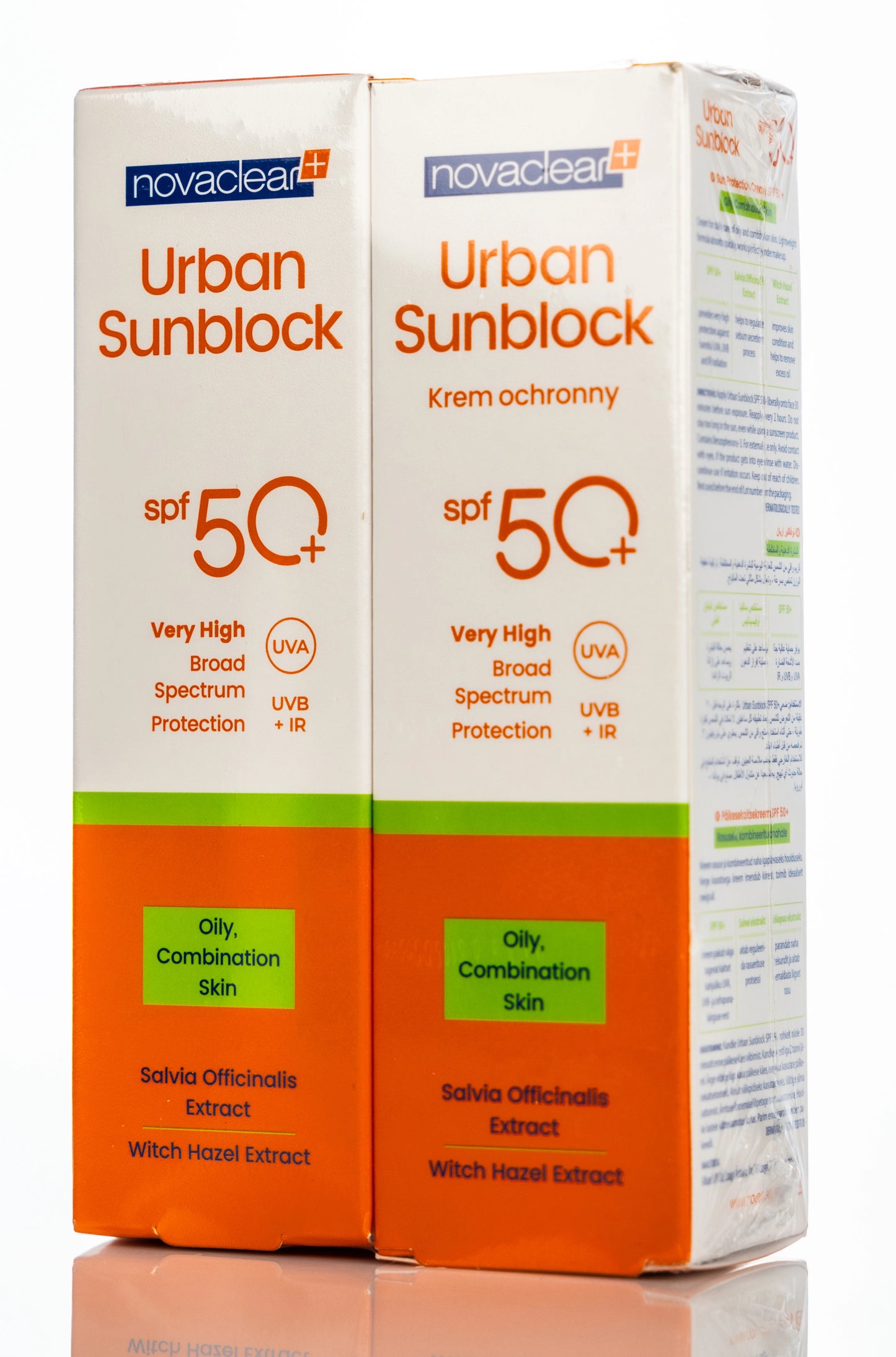 Novaclear Urban Sun [Oily Skin] Spf 50+Face Cream 40 ml 40 Ml 1+1 Offer