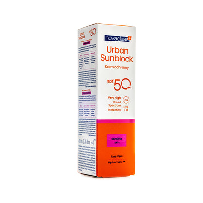 Novaclear Urban Sun [Sensitiv Skin]Spf 50+Face Cream 40 ml 40 Ml 1+1 Offer