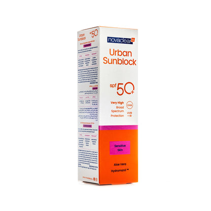 Novaclear Urban Sun [Sensitiv Skin]Spf 50+Face Cream 40 ml 40 Ml 1+1 Offer
