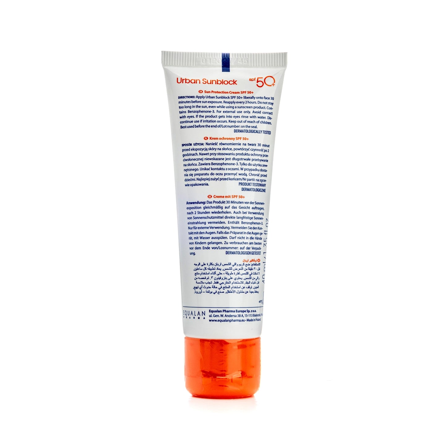 Novaclear Urban Sun [Sensitiv Skin]Spf 50+Face Cream 40 ml 40 Ml 1+1 Offer