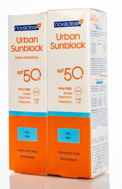 Novaclear Urban Sun [Dry Skin] Spf 50+ Face Cream 40 ml 40 Ml 1+1 Offer