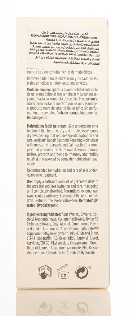 Isdin Acniben Repair Gel Cream 40 Ml