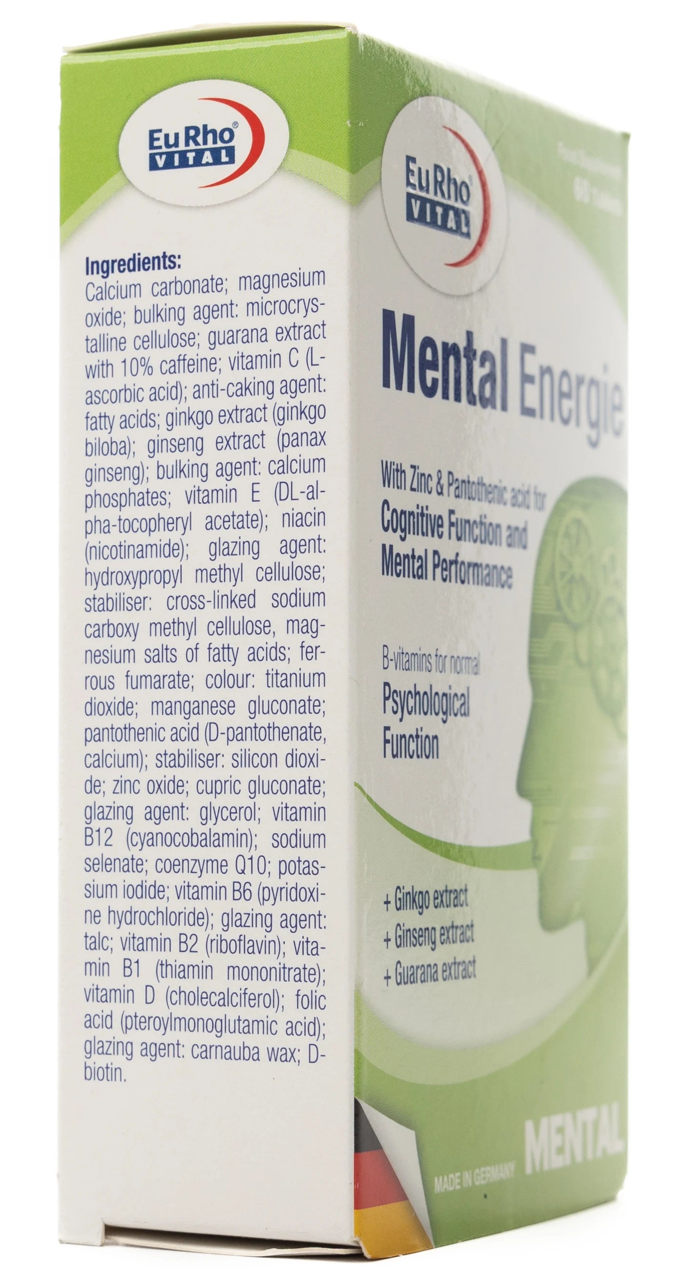 Eurho Vital Mental Energie 60 Tablet