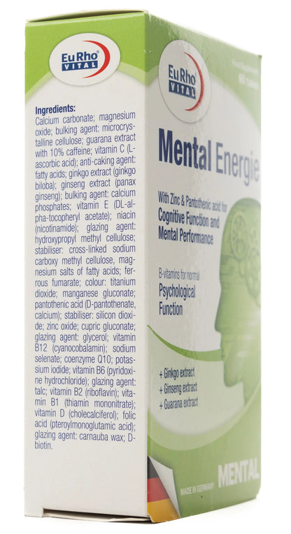 Eurho Vital Mental Energie 60 Tablet