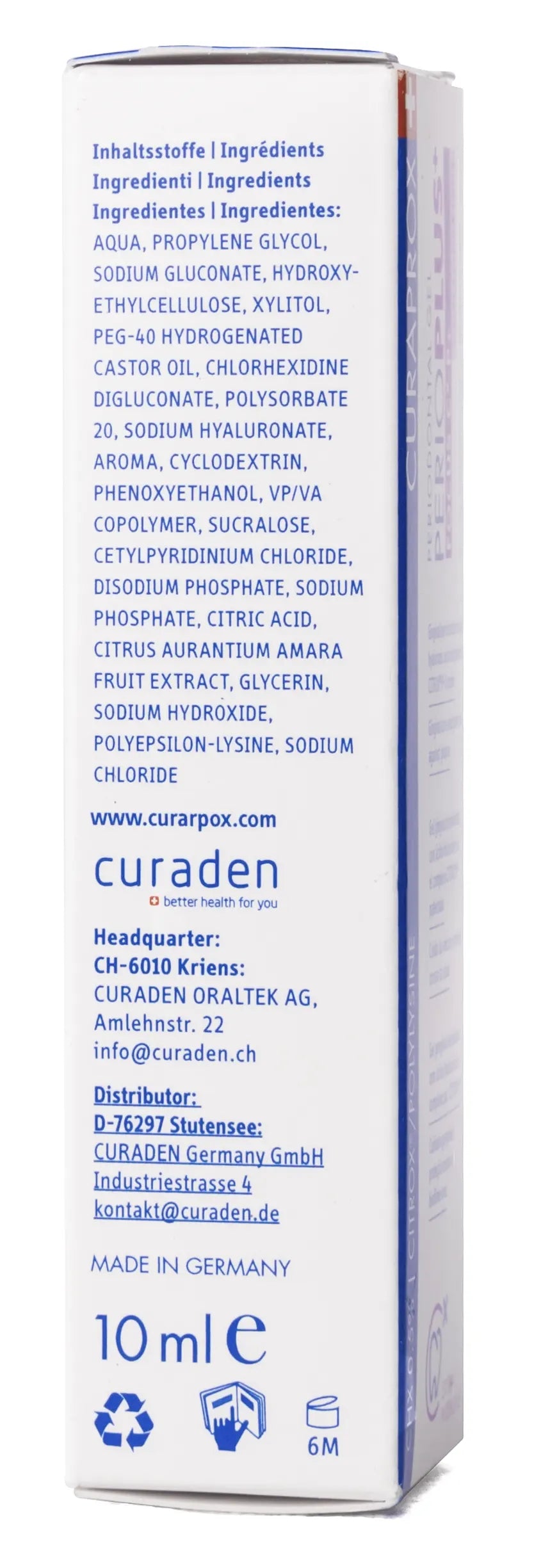 Curaprox Perioplus Focus [Chlorohexedine 0.5%] Gel 10Ml