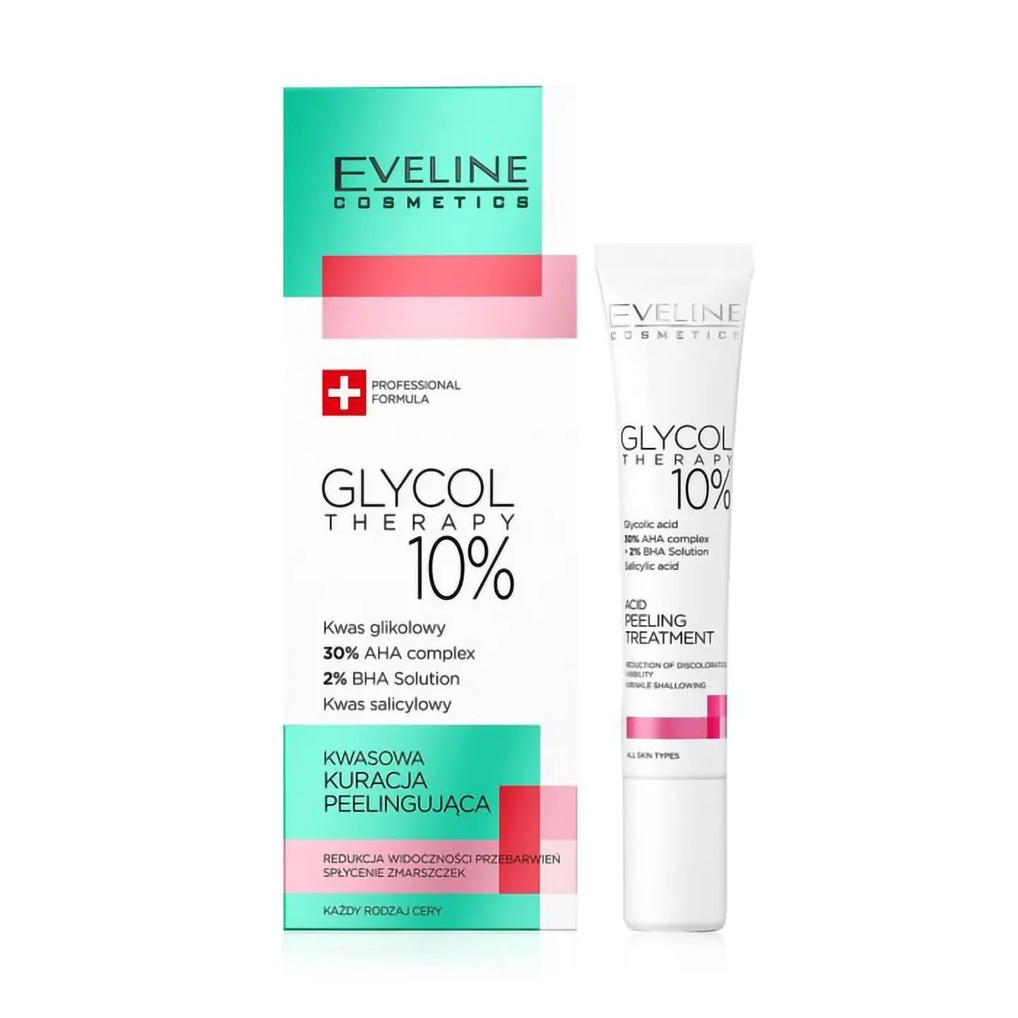 Eveline Glycol Therapy 10% Acid Peeling Treatment 20 Ml