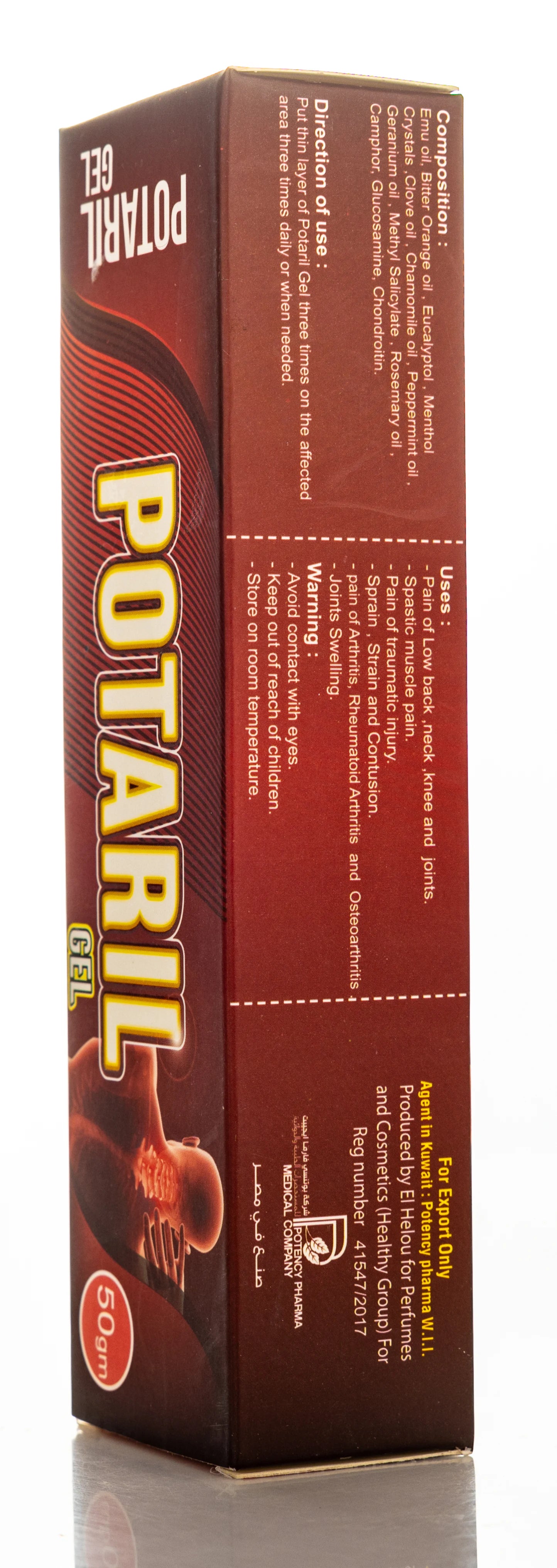 Potaril Gel 50Gm