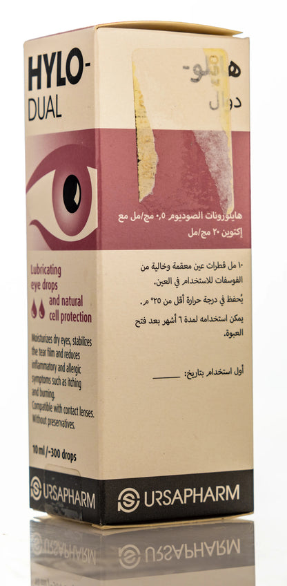 Hylo-Dual Eye Drops 10Ml