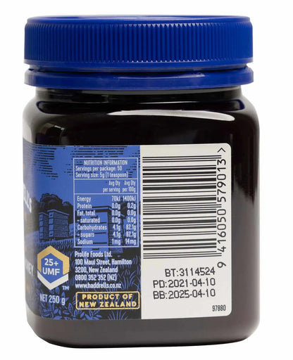 Haddrell's Manuka Honey UMF25+ 250g