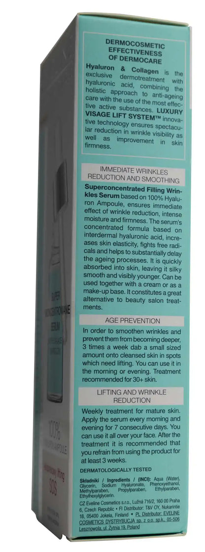 Eveline Hyaluron Super Concentrated Serum 18 Ml