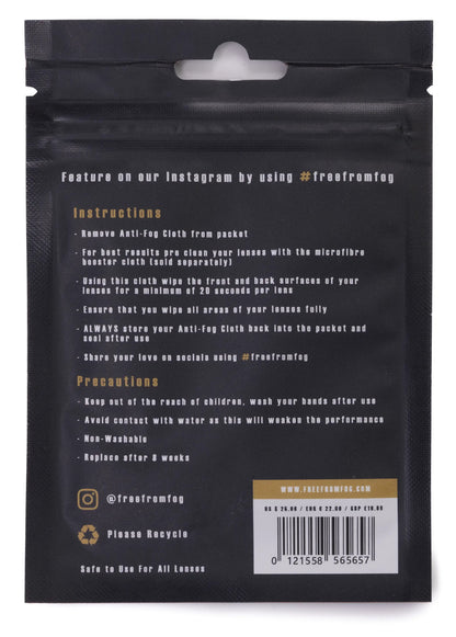 Anti Fog Cloth (Lens Cleaner)