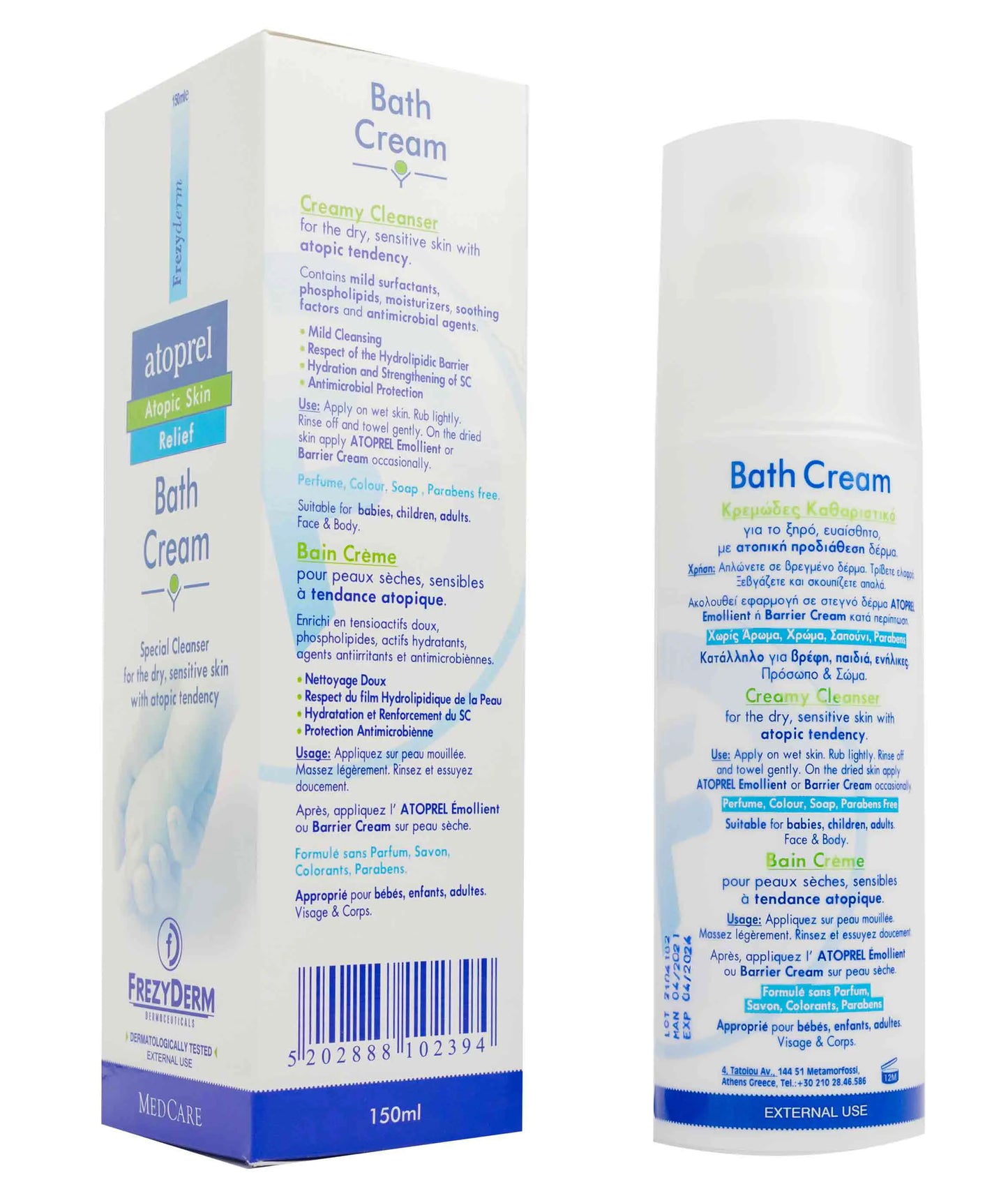 Frezyderm Atoprel Bath Cream 150 Ml