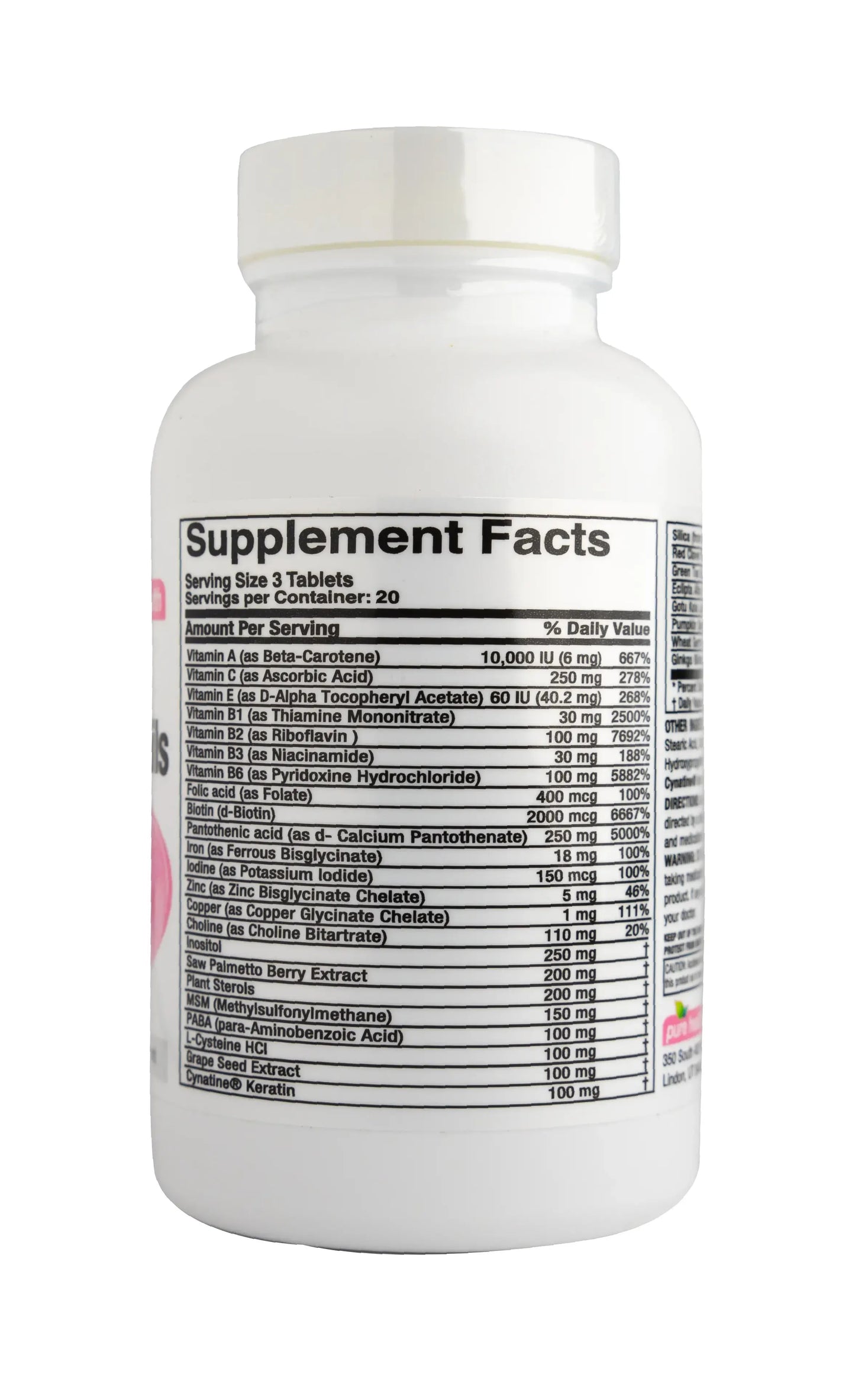 Pure Health Pure Hair,Skin&Nails 60 Tablets