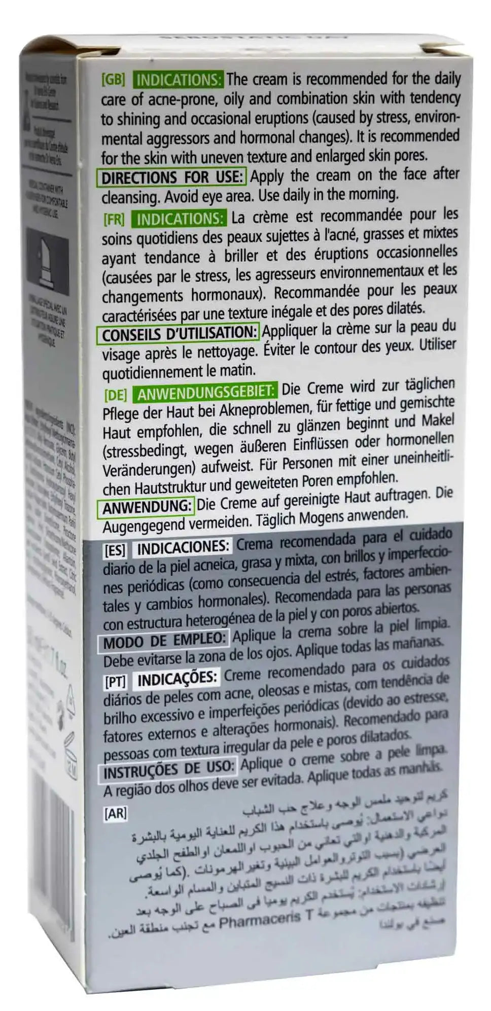 Pharmaceris T Sebostatic SPF 20 Day Anti-Acne Normalizing Face Cream 50 Ml