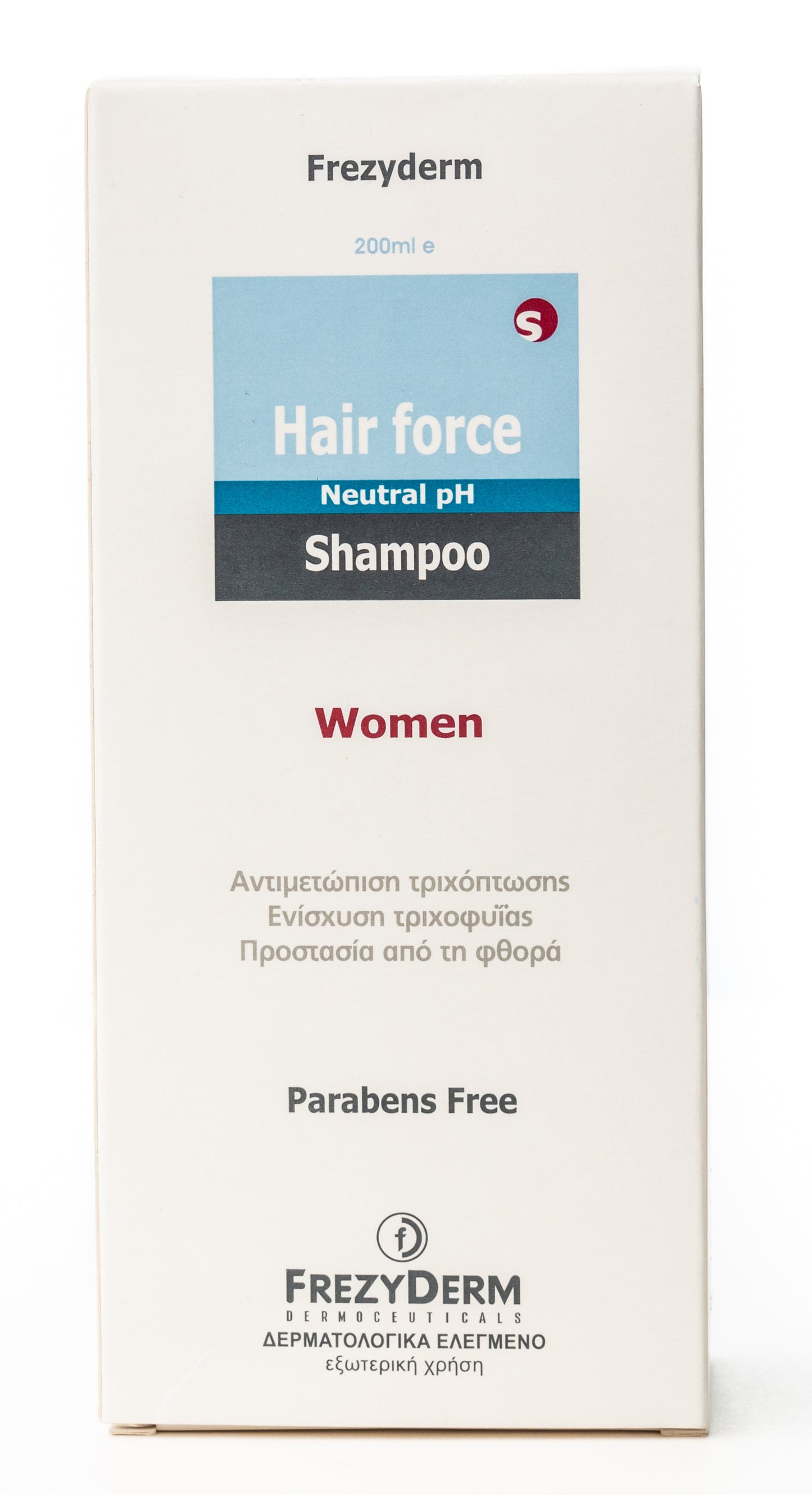 Frezyderm Hair Force shampoo Woman 200 Ml
