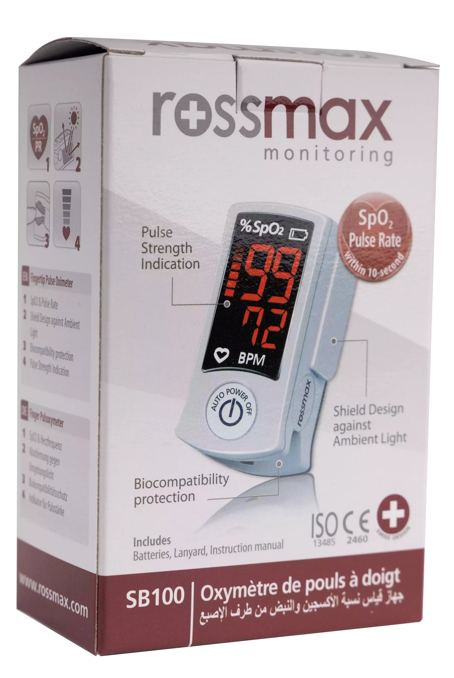 Rossmax Fingertip Pulse Oximeter [SB100]
