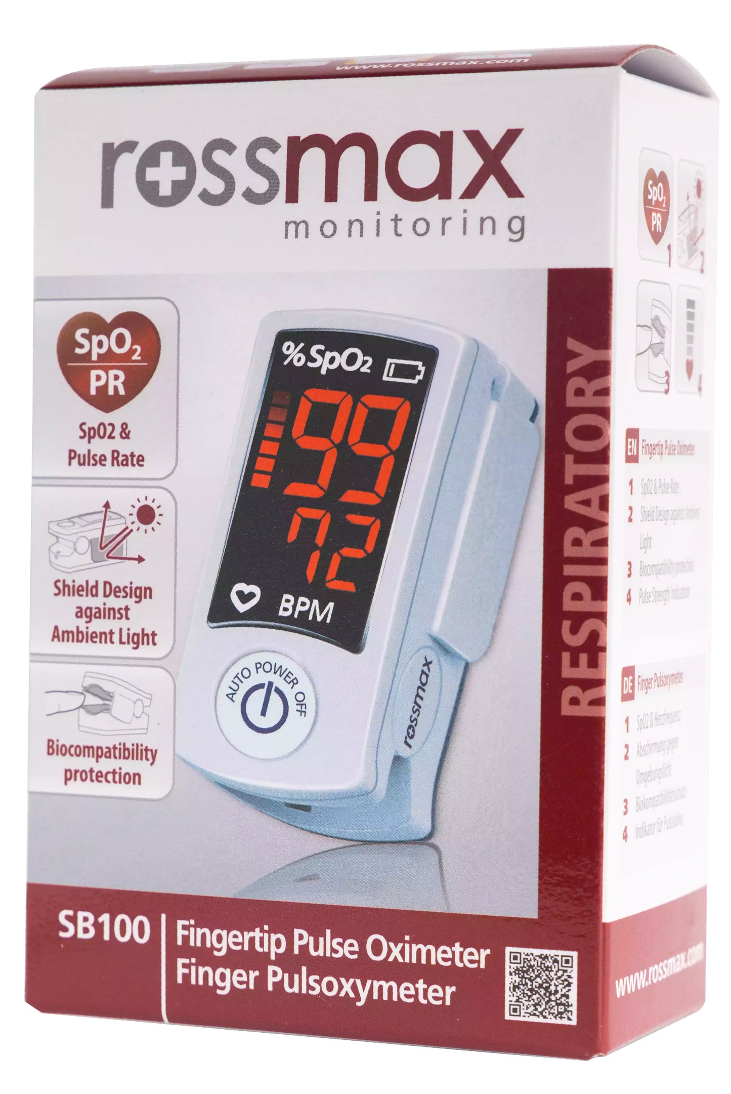 Rossmax Fingertip Pulse Oximeter [SB100]