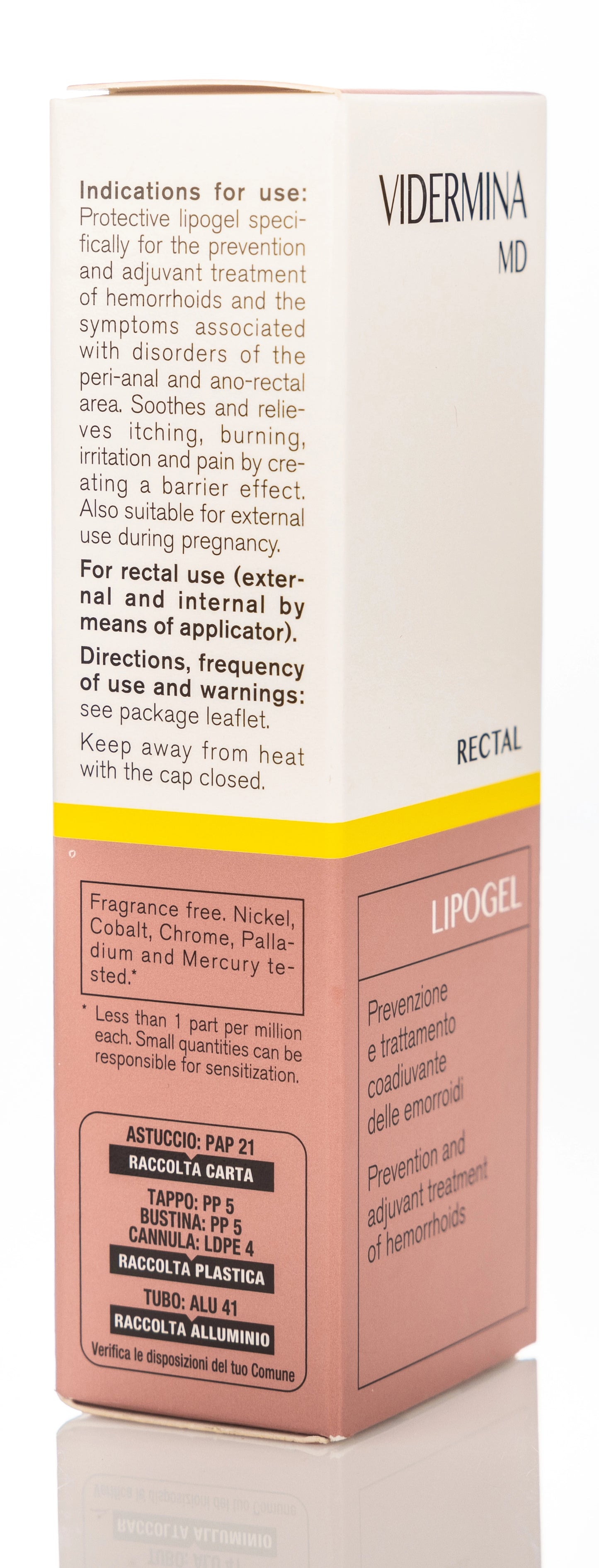 Vidermina Md Rectal Lipogel 30Ml