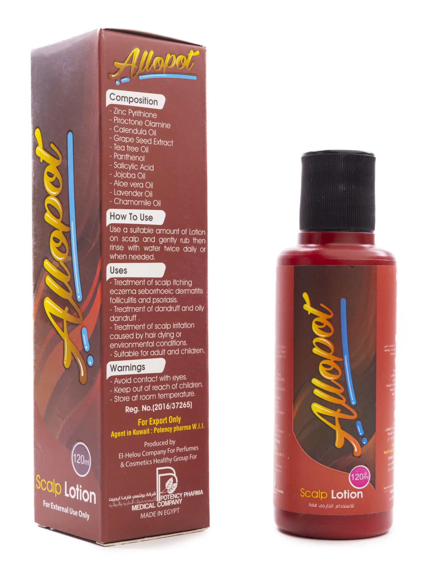 Allopot Scalp Lotion 120 Ml