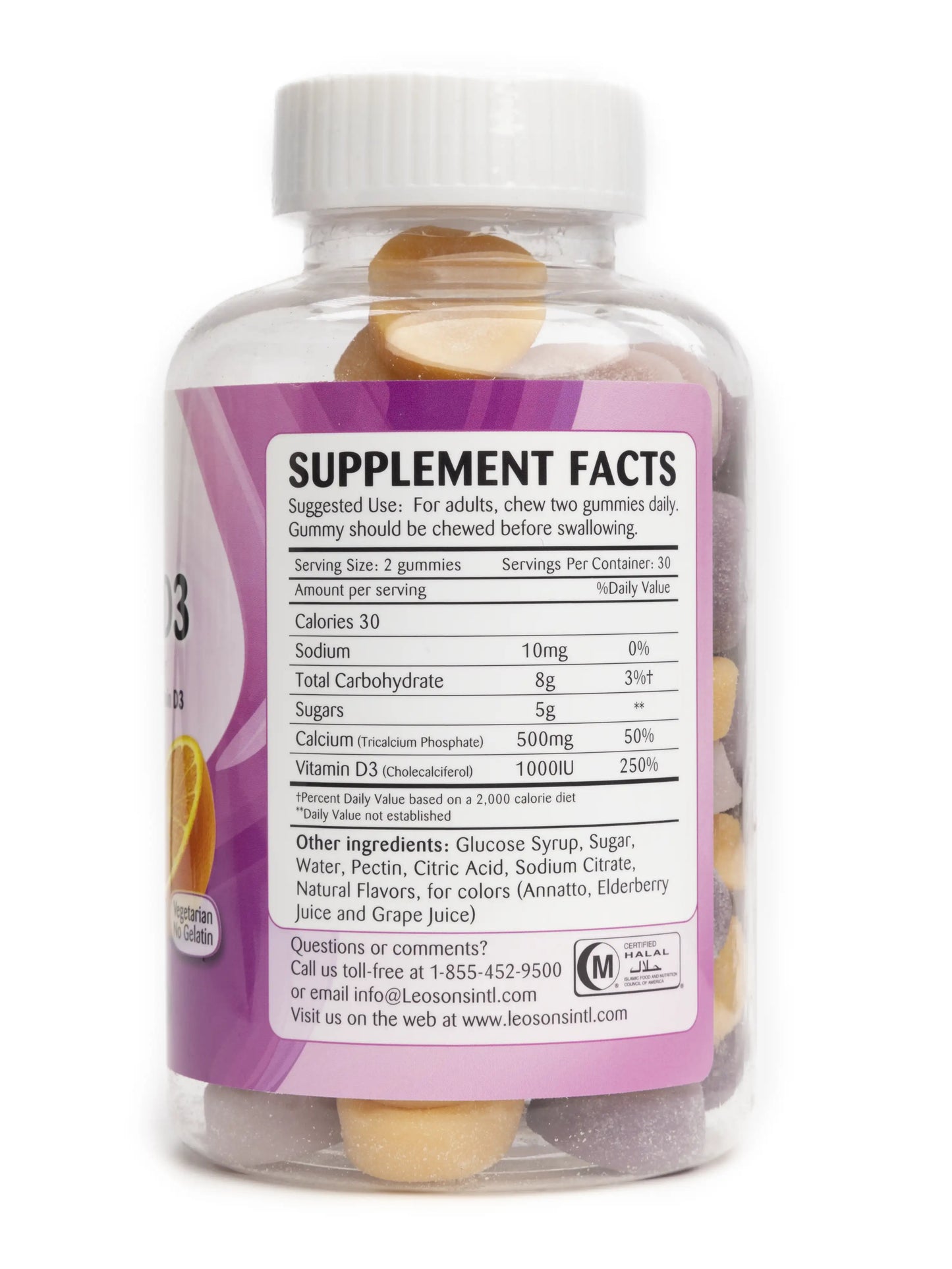 Amerix Calcium +Vitamin D3 60 Adult Gummies