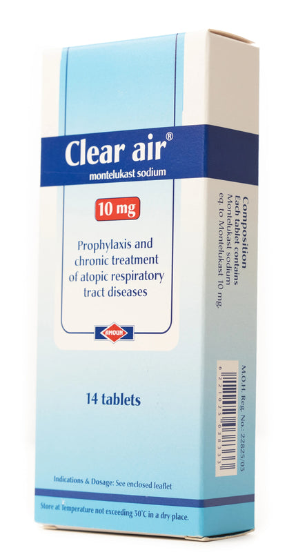 Clear Air 10Mg 14 Tablets