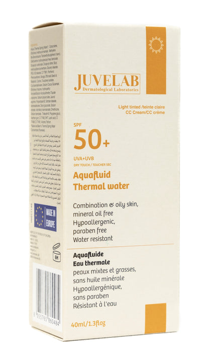 Juvelab Spf 50+ Light Tint Aqua Fluid 40 Ml