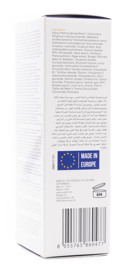 Juvelab Spf 50+ Whitening  Aqua Fluid 40 Ml