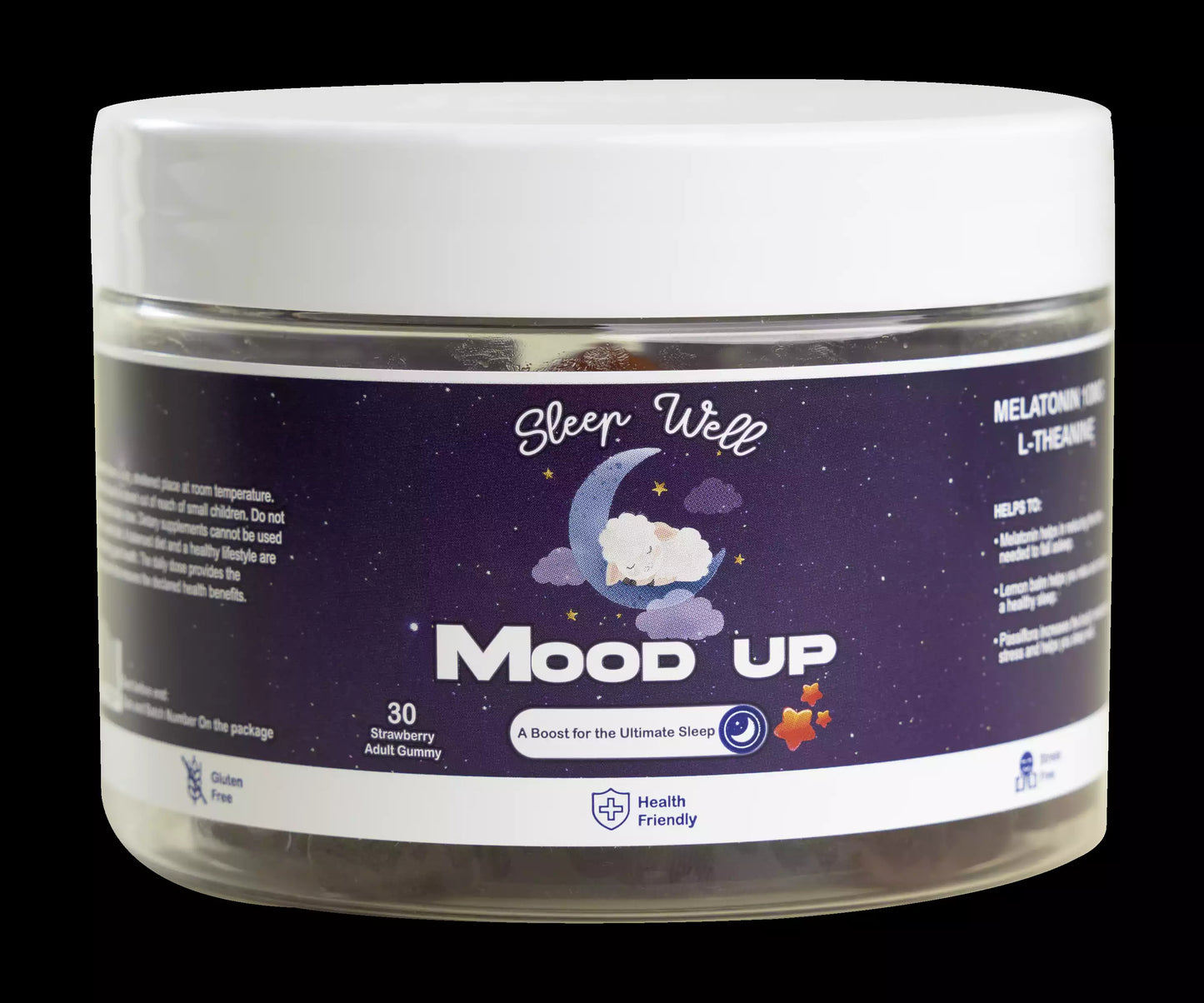 Fit4Life Mood Up Melatonin Adult Gummies 30Pieces