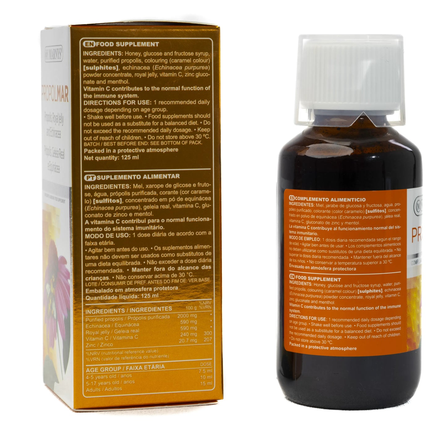 Marnys Propolmar Syrup 125 ml