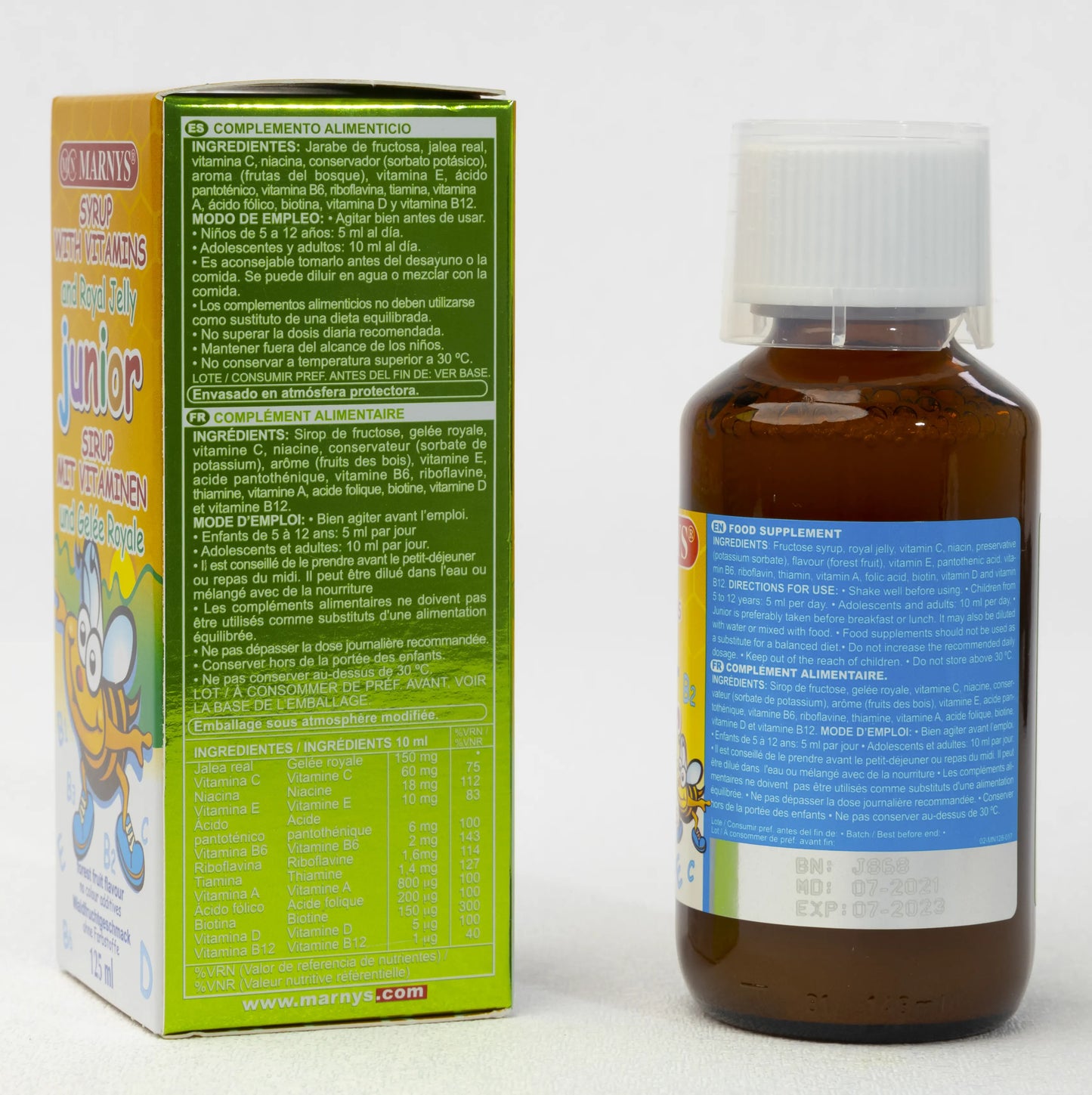 Marnys Junior Syrup 125 ml