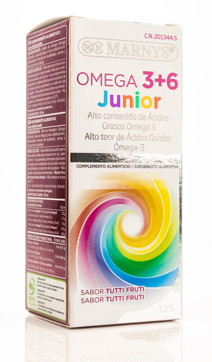 Marnys Omega 3+6 Junior Syrup 125 ml