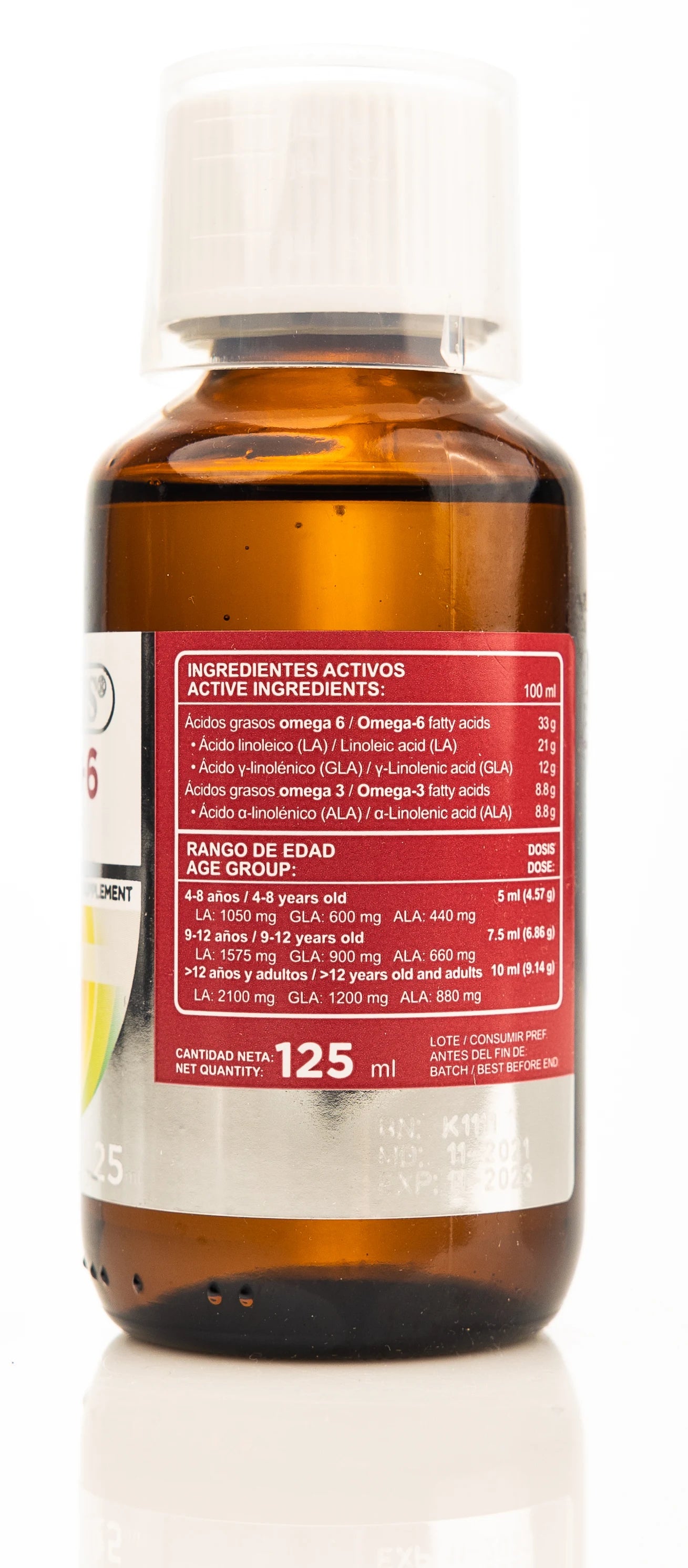 Marnys Omega 3+6 Junior Syrup 125 ml